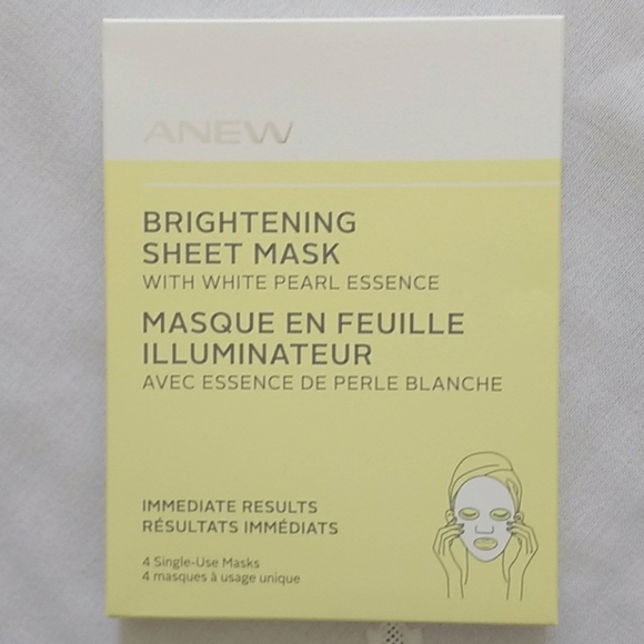 Avon Anew Face Brightening Sheet Mask - Picture 2 of 4